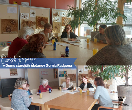 Obisk županje v Domu starejših občanov Gornja Radgona