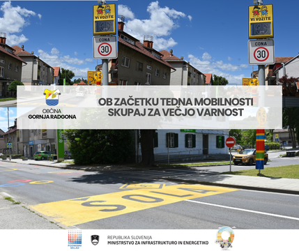 Ob začetku tedna mobilnosti– skupaj za večjo varnost