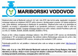 Obvestilo-MB-Vodovod-Poročilo za leto 2019 - Gornja Radgona
