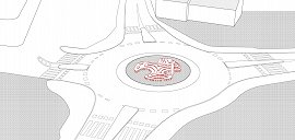 ČLANEK-Krožišče pri Maximusu-Mesto sejmov in penine - izvedba skulpture v krožišču-rondo maksimus2