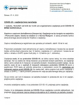 ZDGR-Covid19 cepljenje brez naročanja-19.06.2021