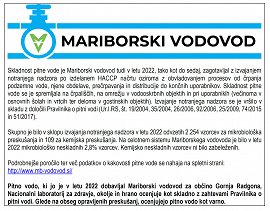 MB vodovood-obvestilo-Občina Gornja Radgona 2022